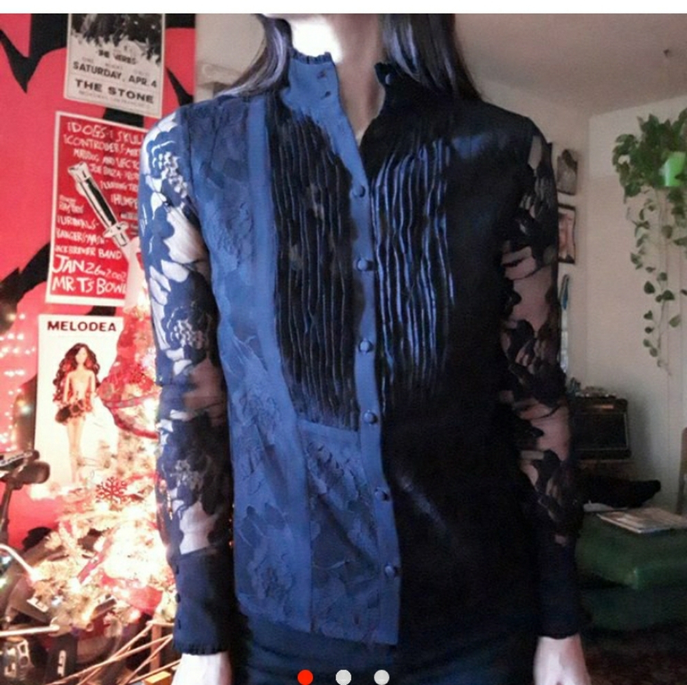 All Saints NWT Marela Shirt Black